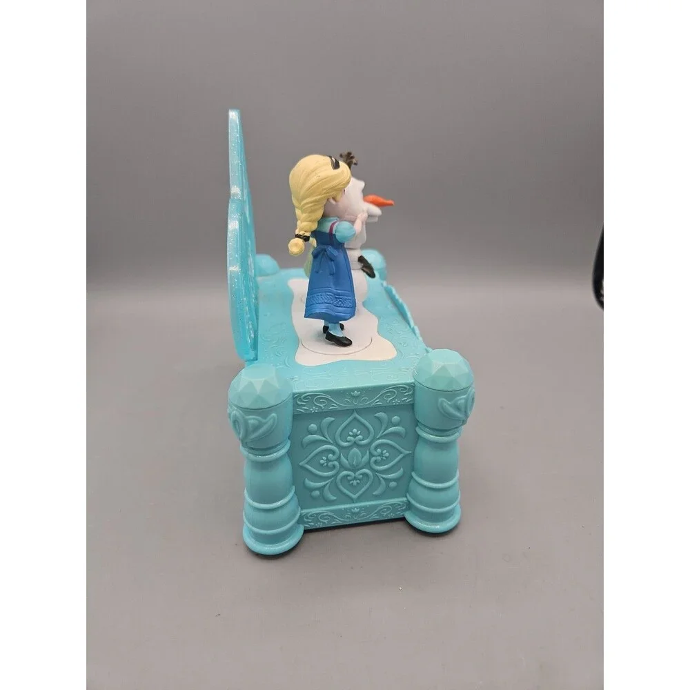 Disney Frozen Do You Want to Build A Snowman Jewelry Music Box Elsa Anna Olaf